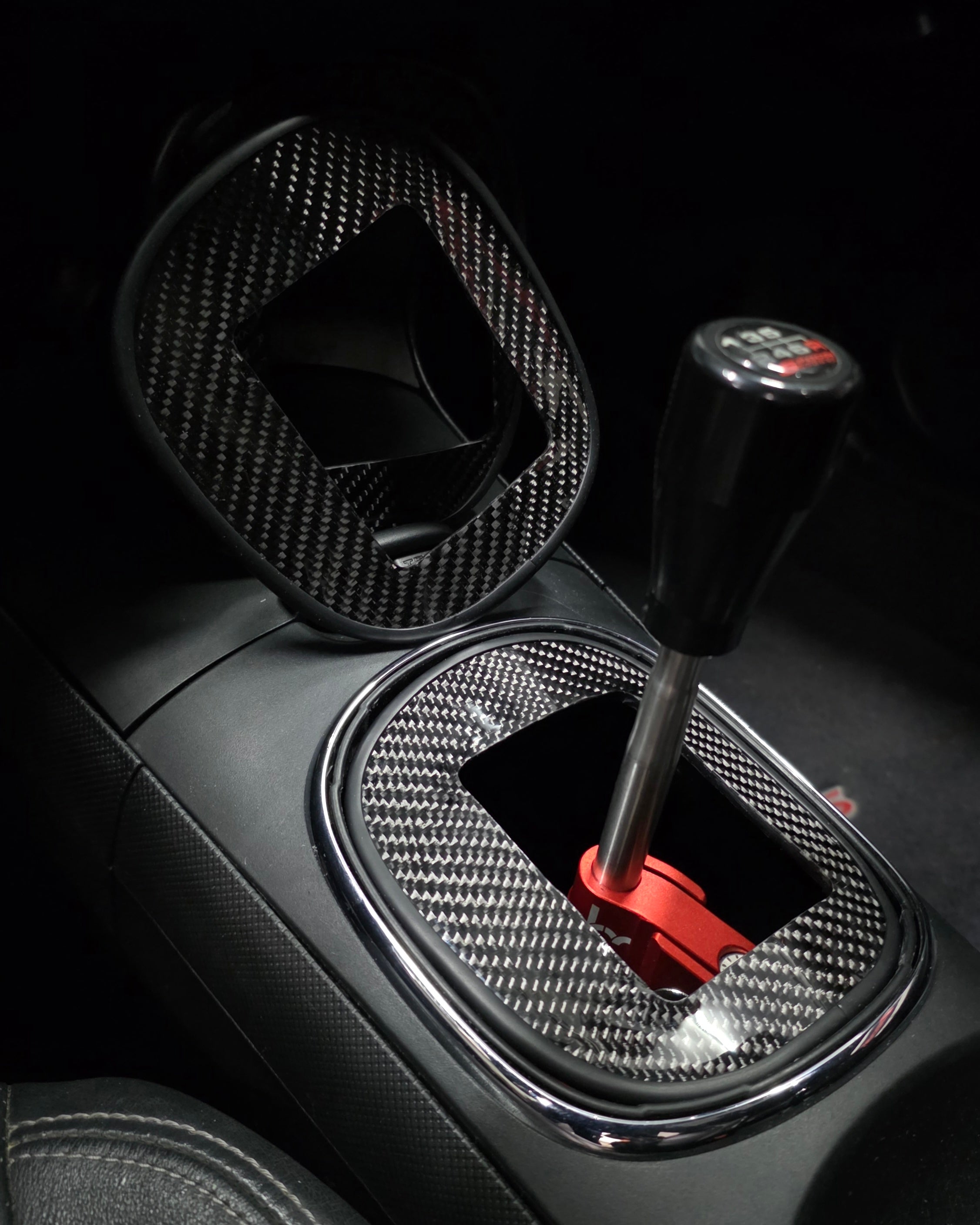 DC5 RSX Shift Boot Delete Cover Plate – Acuity 2-Way & 4-Way Adjustable Short Shifter Real Carbon Fiber Edition