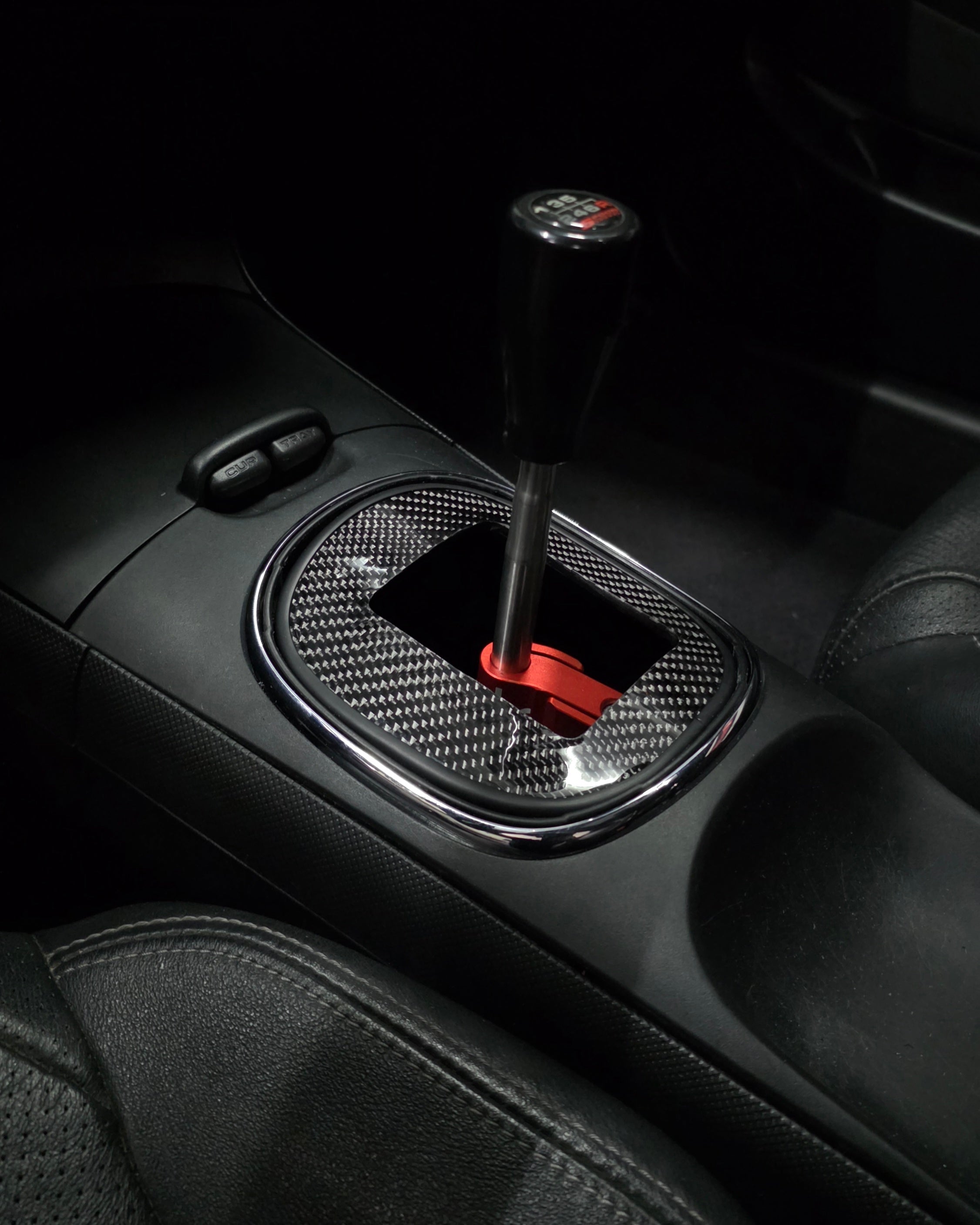 DC5 RSX Shift Boot Delete Cover Plate – Acuity 2-Way & 4-Way Adjustable Short Shifter Real Carbon Fiber Edition