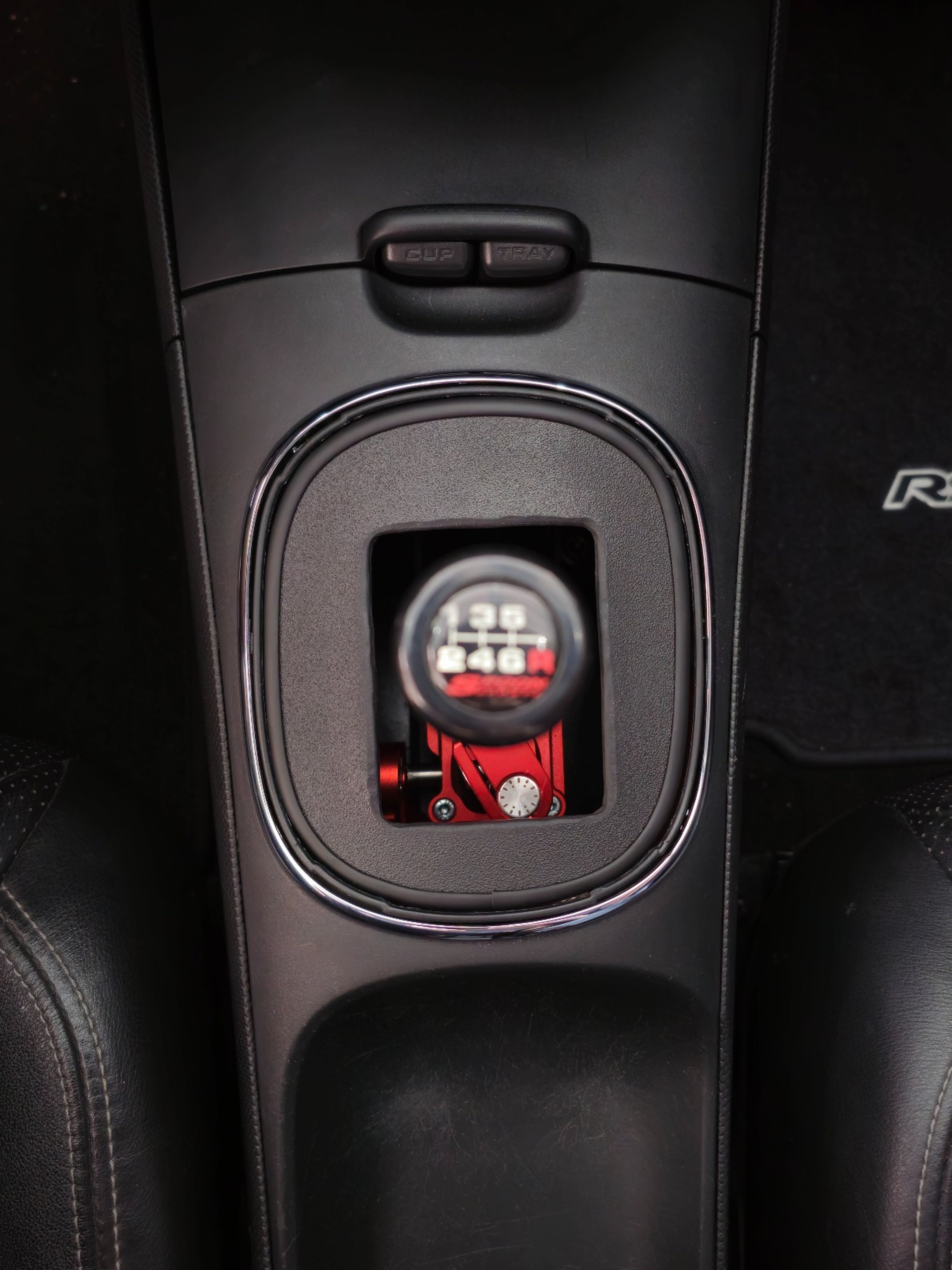 DC5 Shift Boot Delete Plate Cover