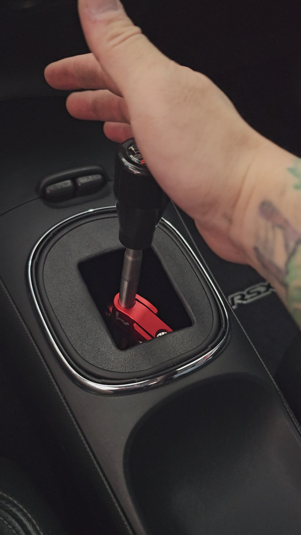 DC5 Shift Boot Delete Plate Cover - Hybrid Racing Short Shifter